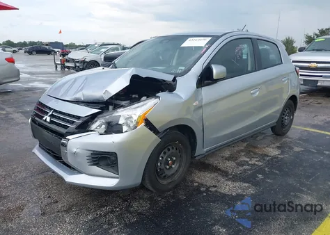 2024 Mitsubishi Mirage Es/Le из США, поврежденный, VIN ML32AUHJXRH033213